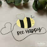 Plotterdatei Bee Happy - Sewando
