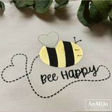 Plotterdatei Bee Happy - Sewando