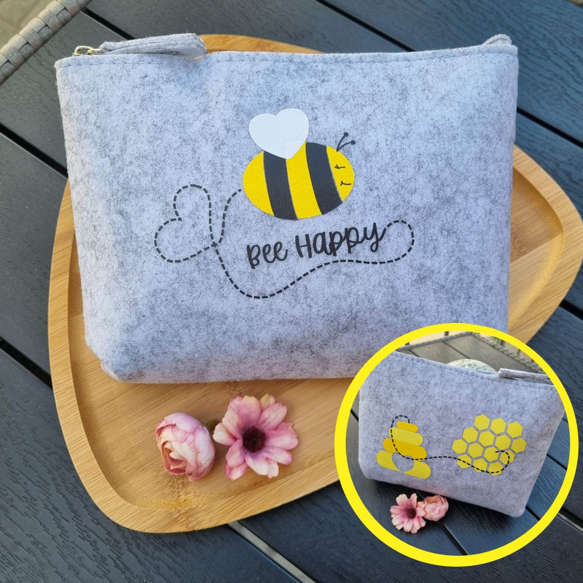 Plotterdatei Bee Happy - Sewando