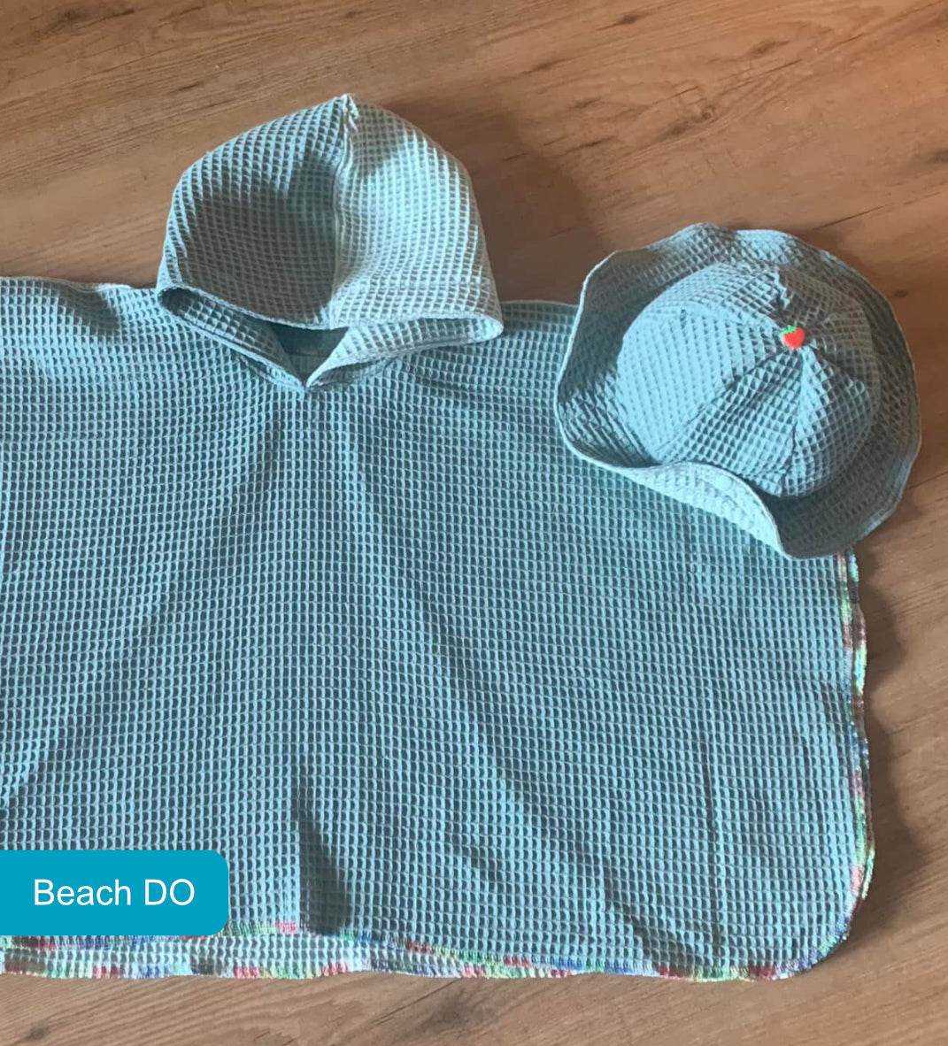 Schnittmuster Ebook Sommer Set Sonnenhut, Kopftuch, Badeponcho Gr. 86-128 : - Sewando