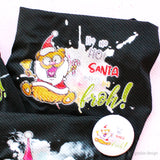 Druckmotiv Bär "Ho ho ho!" Sublimation, Bügelbild Weihnachten