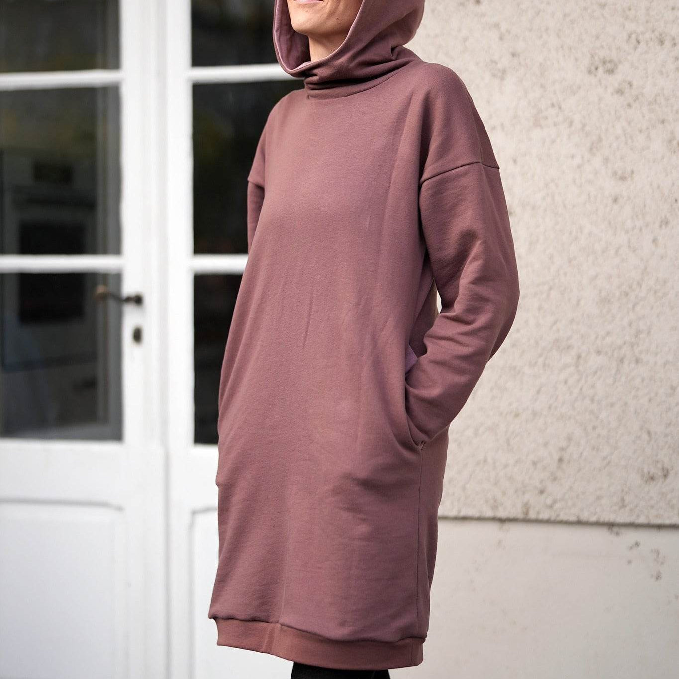 Schnittmuster Hoodie Hoodiekleid Lys Gr. 32-50 - Sewando