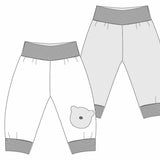 BEBE Baby Hose mit Bündchen Schnittmuster Ebook pdf Schnittmuster PDF Ebook download Patternforkids 