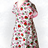Schnittmuster Becca – Kinderkleid oder Shirt mit Wickeloptik aus Jersey Gr. 86-158 - Sewando