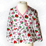 Schnittmuster Becca – Kinderkleid oder Shirt mit Wickeloptik aus Jersey Gr. 86-158 - Sewando
