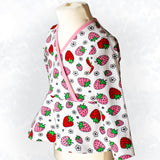 Schnittmuster Becca – Kinderkleid oder Shirt mit Wickeloptik aus Jersey Gr. 86-158 - Sewando