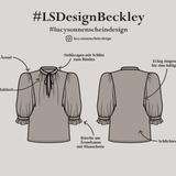 Verspielte Bluse - Beckley - Schnittmuster - Gr. 32-48 : - Sewando