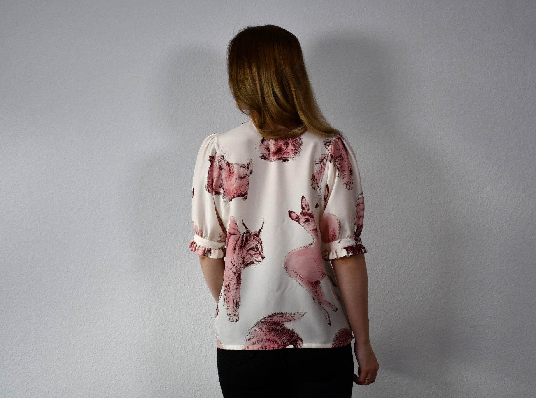 Verspielte Bluse - Beckley - Schnittmuster - Gr. 32-48 : - Sewando