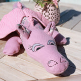 Schnittmuster Kuscheltier Drache "BEDDO TO GO" inkl.  Plotterdatei und Stickdatei