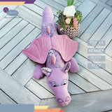 Schnittmuster Kuscheltier Drache "BEDDO TO GO" inkl.  Plotterdatei und Stickdatei