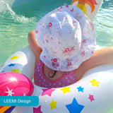 Schnittmuster Ebook Sommer Set Sonnenhut, Kopftuch, Badeponcho Gr. 86-128 : - Sewando