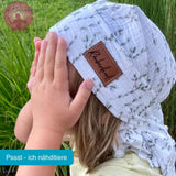 Schnittmuster Ebook Sommer Set Sonnenhut, Kopftuch, Badeponcho Gr. 86-128 : - Sewando