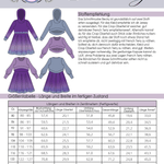Schnittmuster Kleid Becky Gr. 80 bis 152 - Sewando