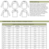 Schnittmuster Basicshirt Alpha Gr. 74 bis 152 - Sewando
