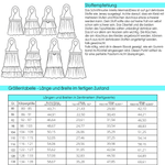 Schnittmuster Ariella MermaidDress Gr. 80 bis 152 - Sewando