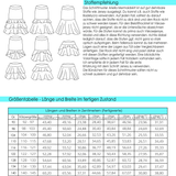 Schnittmuster AriellaMermaidSkirt Gr. 92 bis 152