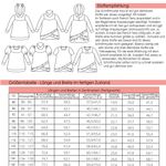 Schnittmuster Aya Pullover Kleid Gr. 80 bis 152 - Sewando