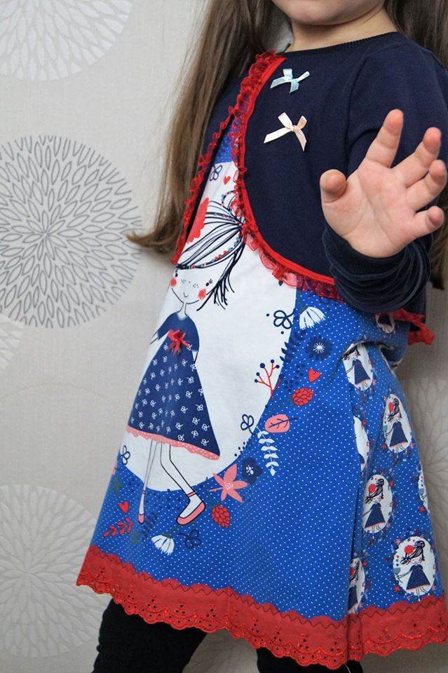 Happy Merle - Gr. 74 - 152 - Tunika + Kleid + Bolero Schnittmuster - Sewando