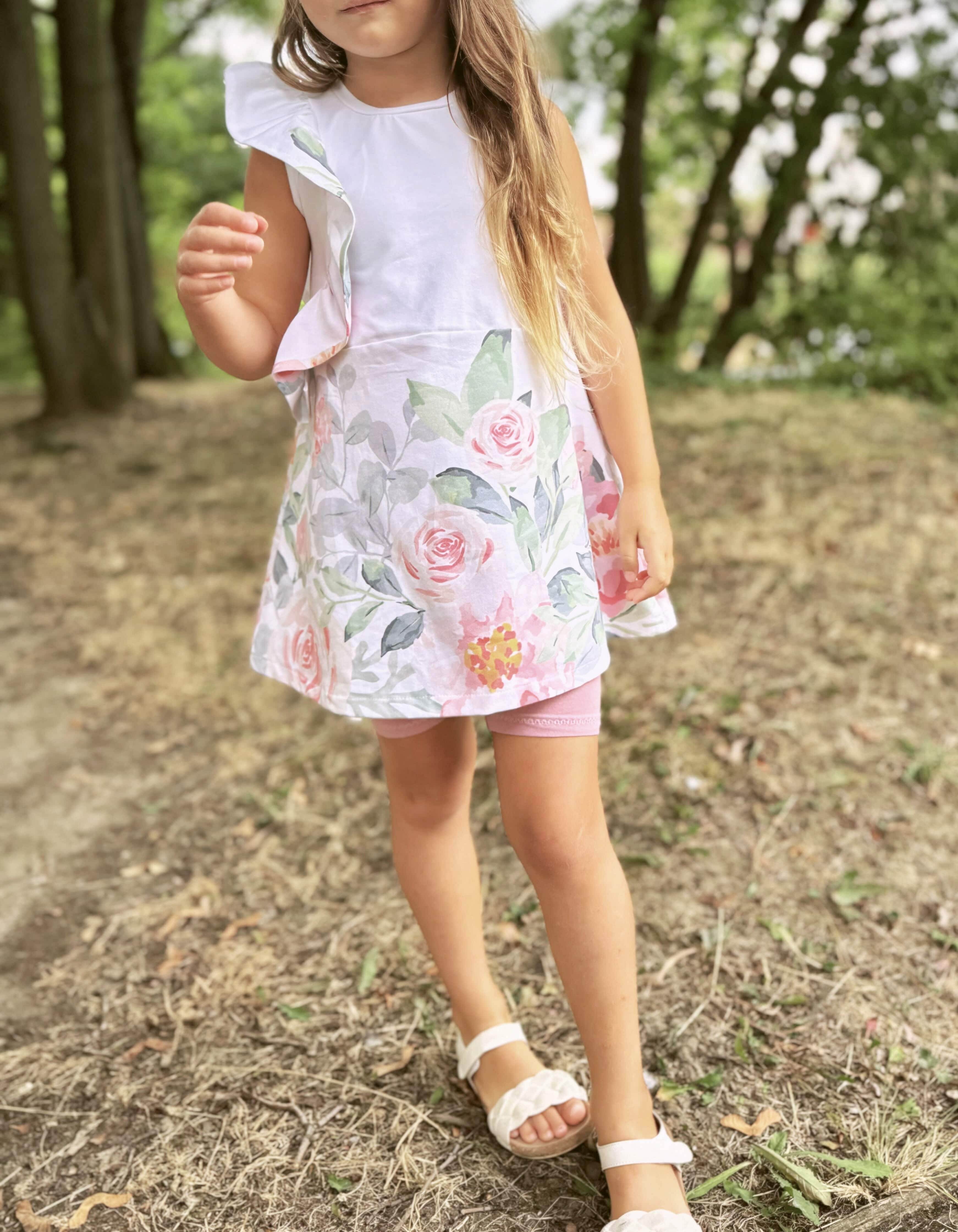 Schnittmuster Mathilda – Rüschenkleid für Mädchen Gr. 98–134 inkl. Anleitung - Sewando