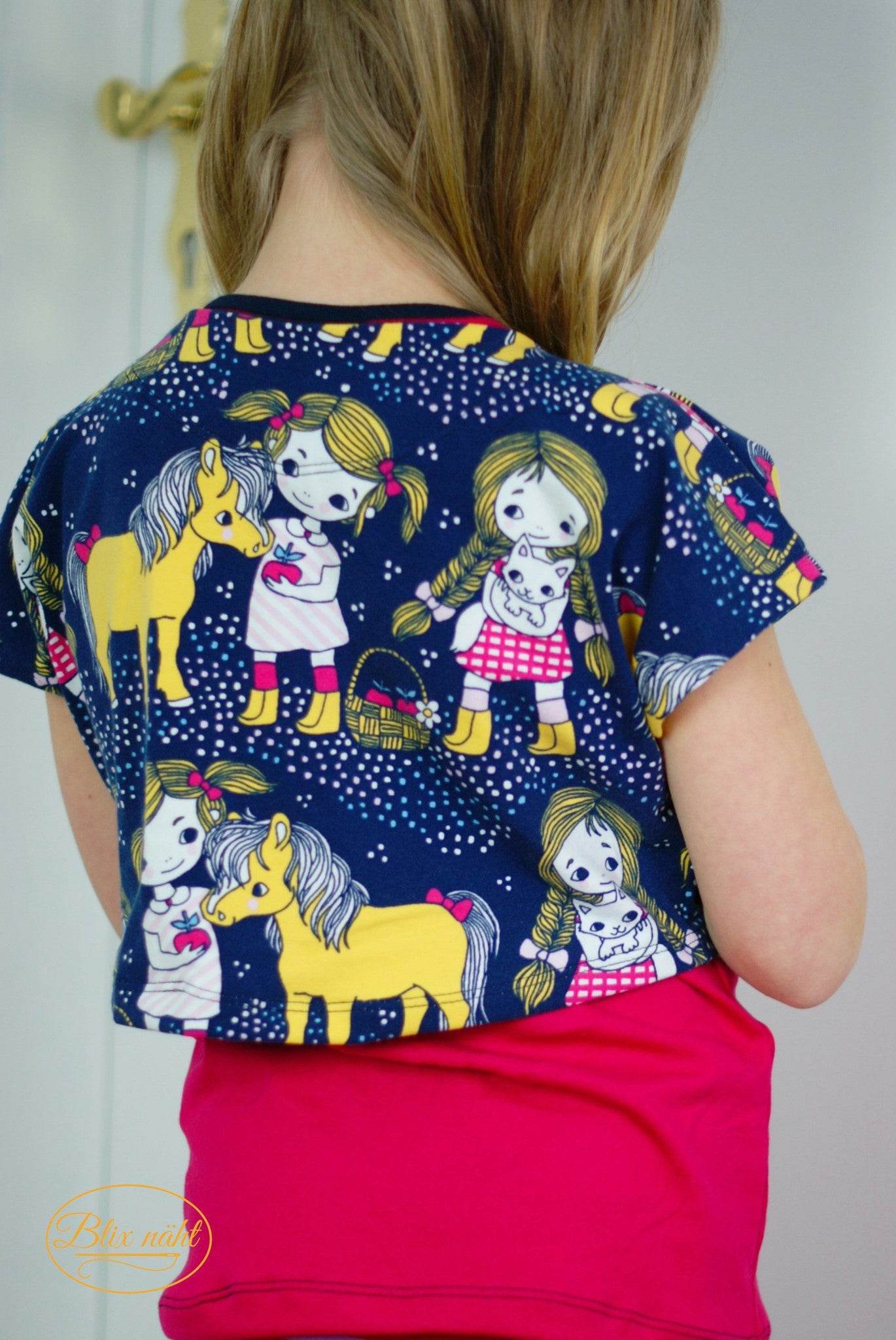Happy Antonina - Gr 86-164 - Crop Top und Shirts Schnittmuster - Sewando
