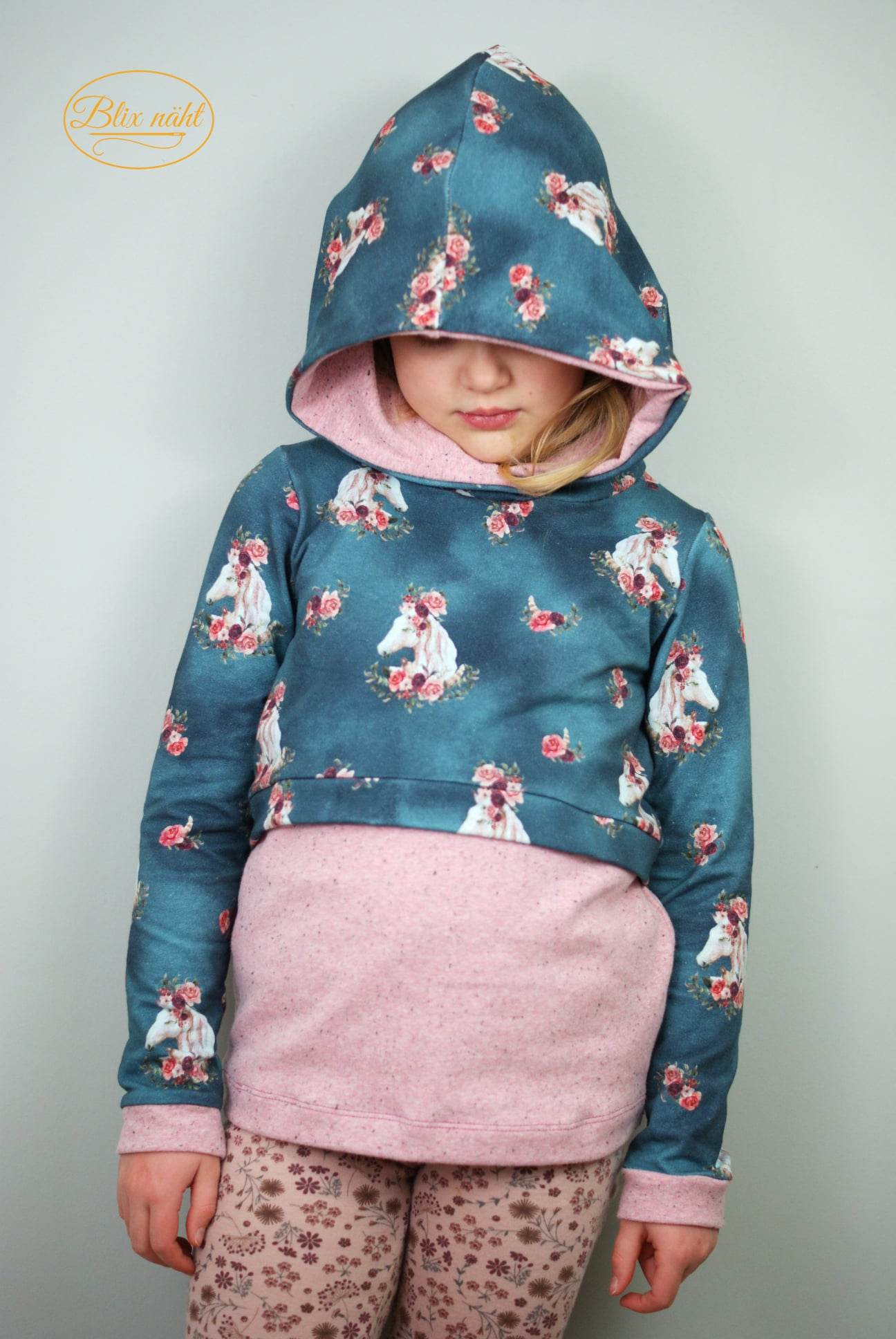 Schnittmuster Happy Daniele - Gr 86-164 - Pullover, Crop-Pullover, Hoodie - Sewando