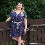 KOMBI Ebook Wickelkleid Teens 128-170+ Damen 36-50