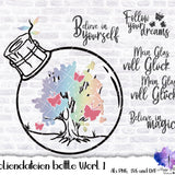 Plotterdatei Foliendatei "Bottle World #1" SVG,PNG,DXF