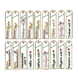Stickdatei Stifteetui ITH Berufe für einen Kugelschreiber XL SET 18 Motive - Sewando