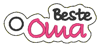 Stickdatei - Anhänger Beste Oma / Bester Opa - Sewando