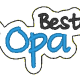 Stickdatei - Anhänger Beste Oma / Bester Opa - Sewando