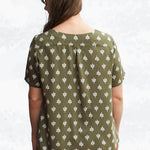 Schnittmuster Betty – Bluse mit Falten & Kellerfalte in 4 Ärmellängen Gr. 34-50 / Bu 80-116 - Sewando