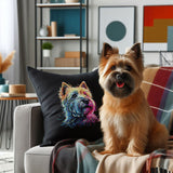 Stickdatei Cairn Terrier "Silas" - realistisch - FÜR DUNKLE STOFFE