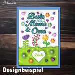 Tassenbanderole Beste Bonus Mama & Oma | Sublimation | Tassenvorlage für 350ml 11oz Tasse - Sewando