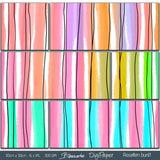 DigiPaper | Rosetten bunt 1 | 16 teiliges Set zum Drucken & Sublimieren - Sewando