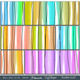 DigiPaper | Rosetten bunt 1 | 16 teiliges Set zum Drucken & Sublimieren - Sewando