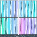 DigiPaper | Rosetten bunt 1 | 16 teiliges Set zum Drucken & Sublimieren - Sewando