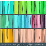 DigiPaper | Rosetten bunt 2 | 16 teiliges Set zum Drucken & Sublimieren - Sewando