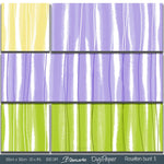 DigiPaper | Rosetten bunt 3 | 20 teiliges Set zum Drucken & Sublimieren - Sewando