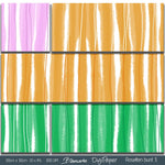 DigiPaper | Rosetten bunt 3 | 20 teiliges Set zum Drucken & Sublimieren - Sewando