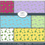 DigiPaper | Teezeit Erweiterung 2 | 36 teiliges Set zum Drucken & Sublimieren - Sewando