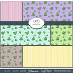 DigiPaper | Teezeit Erweiterung 2 | 36 teiliges Set zum Drucken & Sublimieren - Sewando