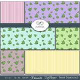 DigiPaper | Teezeit Erweiterung 2 | 36 teiliges Set zum Drucken & Sublimieren - Sewando