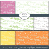 DigiPaper | Teezeit Erweiterung 3 | 45 teiliges Set zum Drucken & Sublimieren - Sewando