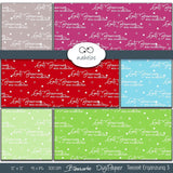 DigiPaper | Teezeit Erweiterung 3 | 45 teiliges Set zum Drucken & Sublimieren - Sewando
