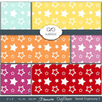 DigiPaper | Teezeit Erweiterung 3 | 45 teiliges Set zum Drucken & Sublimieren - Sewando
