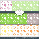 DigiPaper | Teezeit Erweiterung 3 | 45 teiliges Set zum Drucken & Sublimieren - Sewando