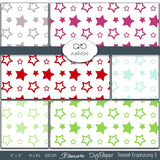 DigiPaper | Teezeit Erweiterung 3 | 45 teiliges Set zum Drucken & Sublimieren - Sewando