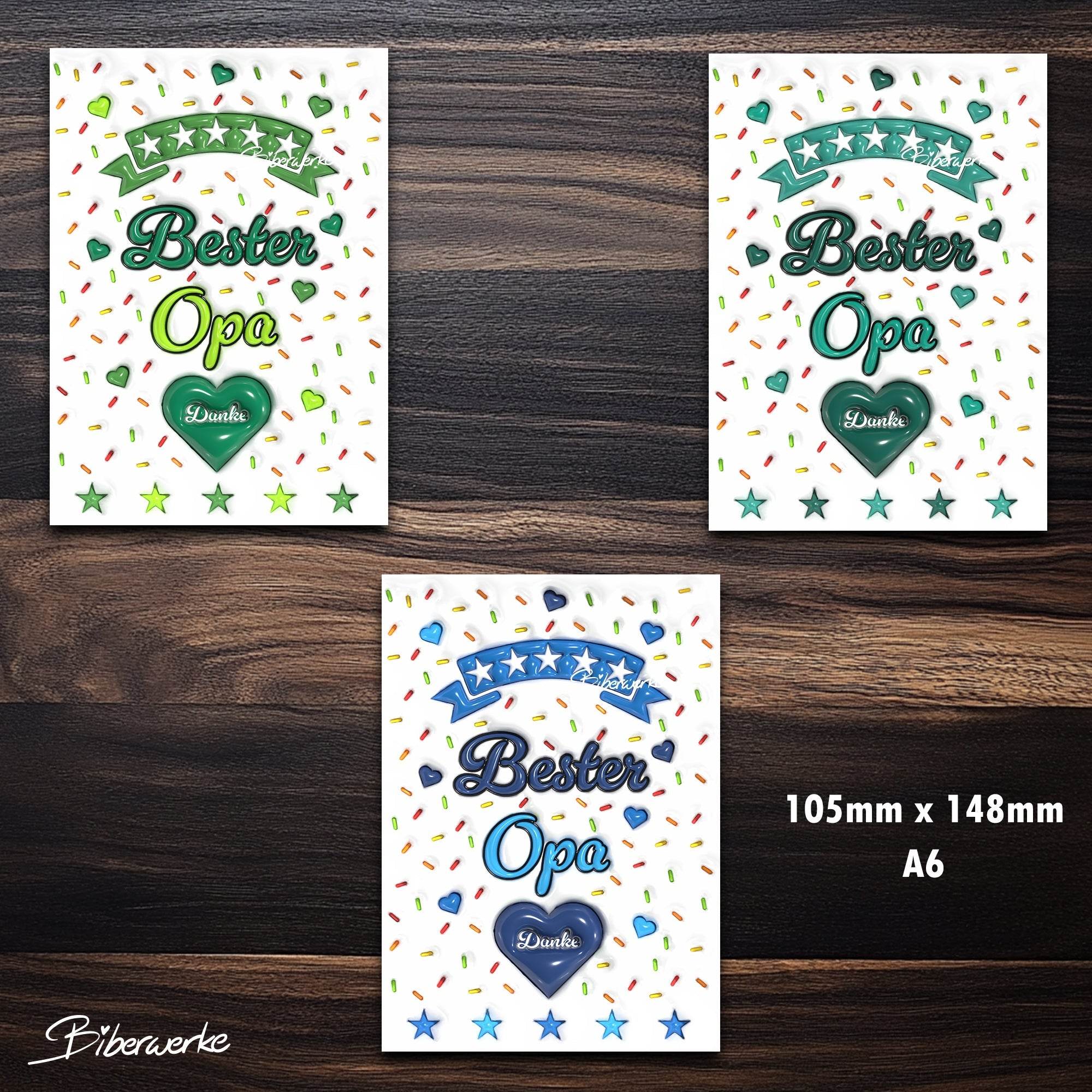 Tassenbanderole Bester Opa | Sublimation | Tassenvorlage für 350ml 11oz Tasse - Sewando