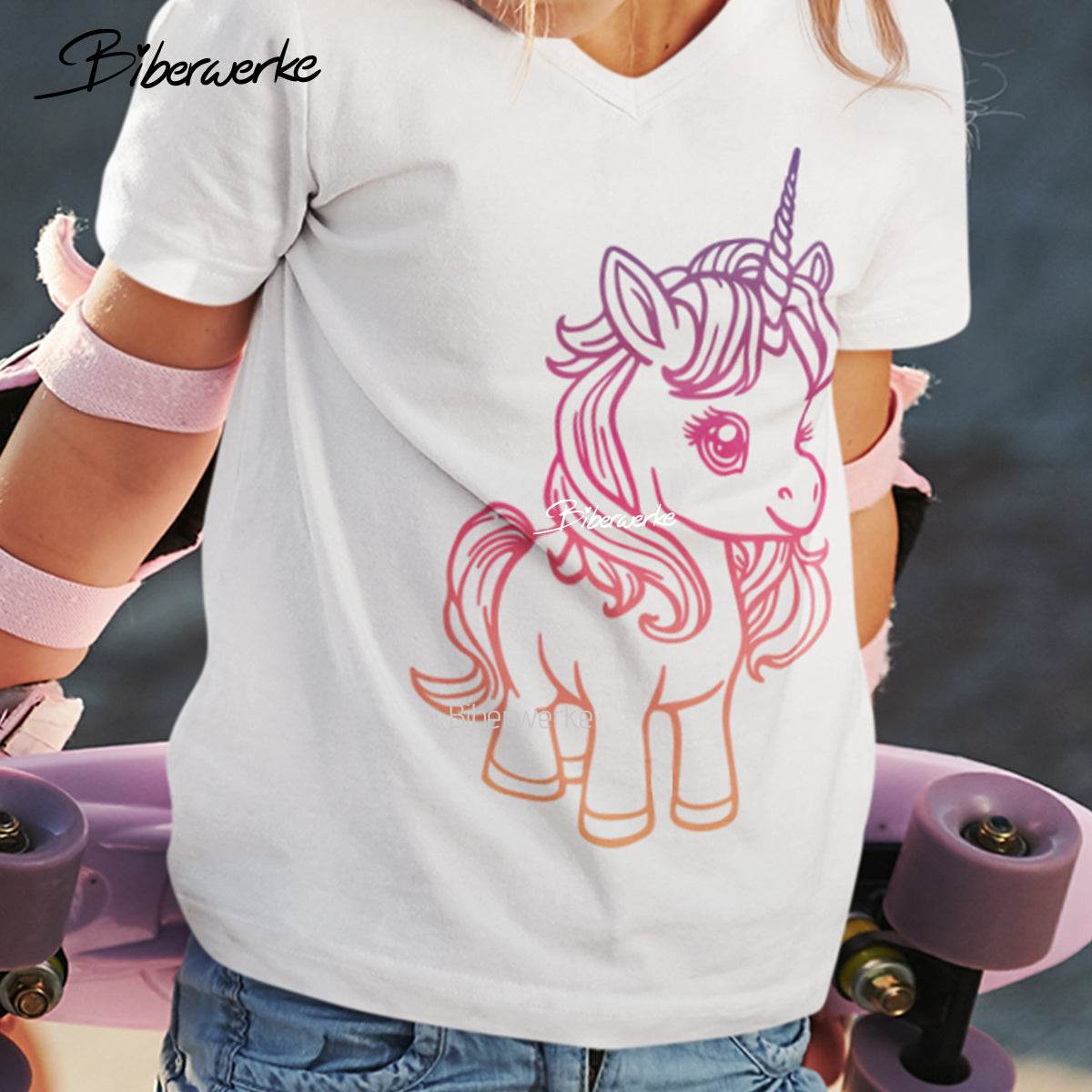 Plotterdatei Einhorn - Sewando