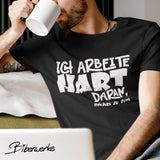 Plotterdatei Ich arbeite hart daran - Sewando